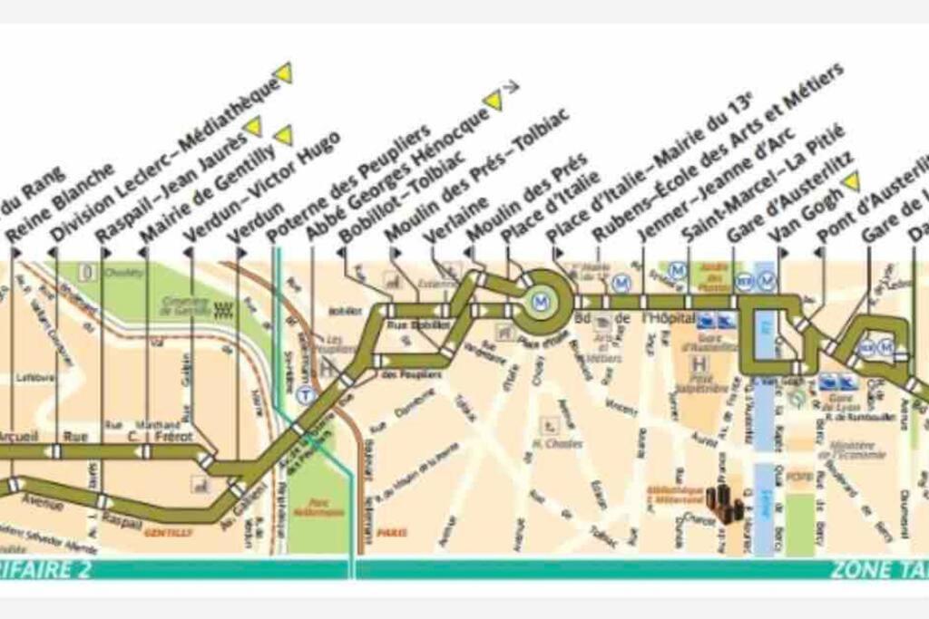 Beau T3 A Arcueil A 3 Min Rer B « Laplace » Exterior foto